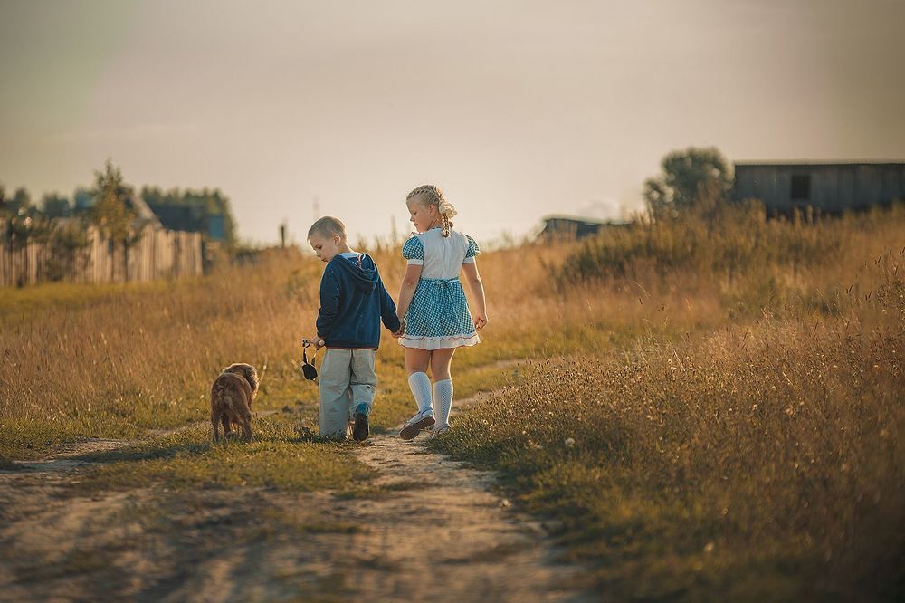 Мачо и ботан. Детская фотоверсия