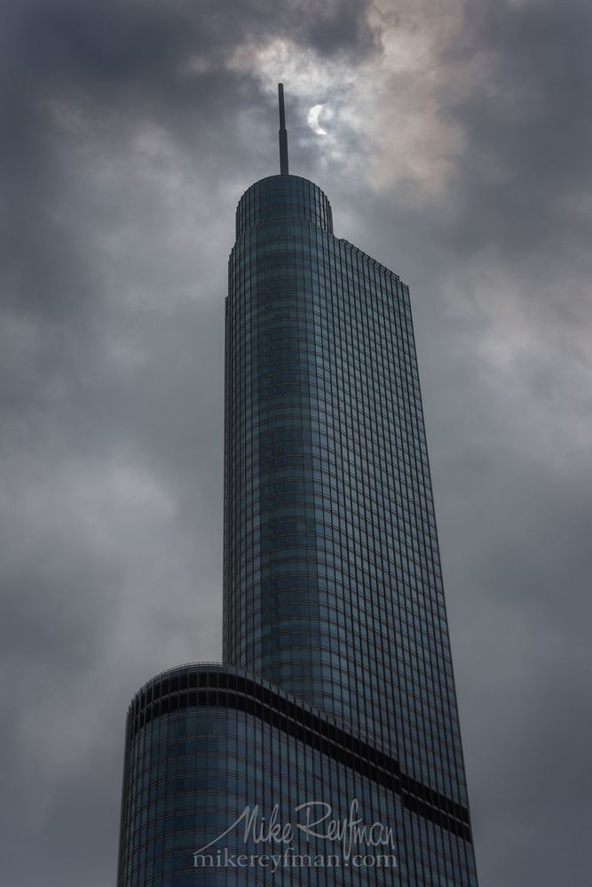 Trump Tower and Solar Eclipse