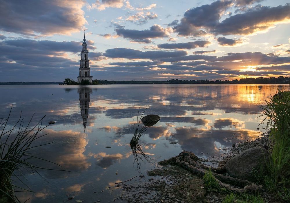 Августовский рассвет в Калязине
