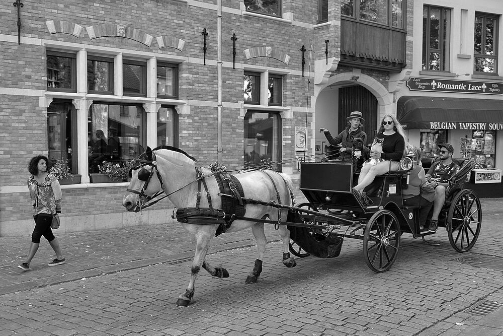 In the streets of Bruges