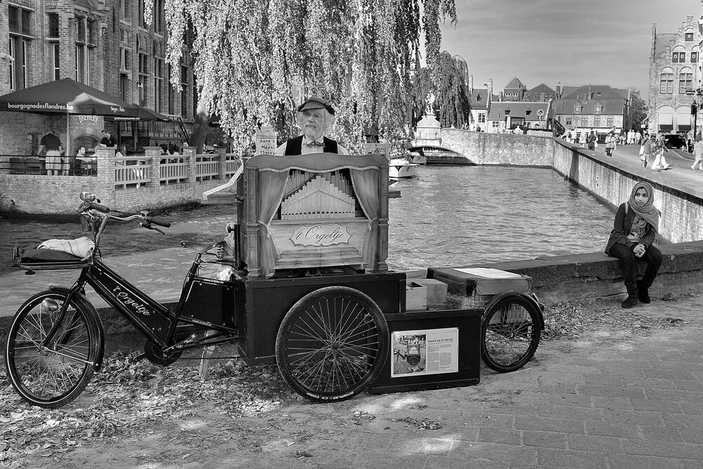 In the streets of Bruges