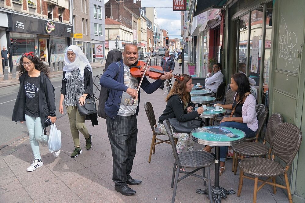 In the streets of Lille(France).