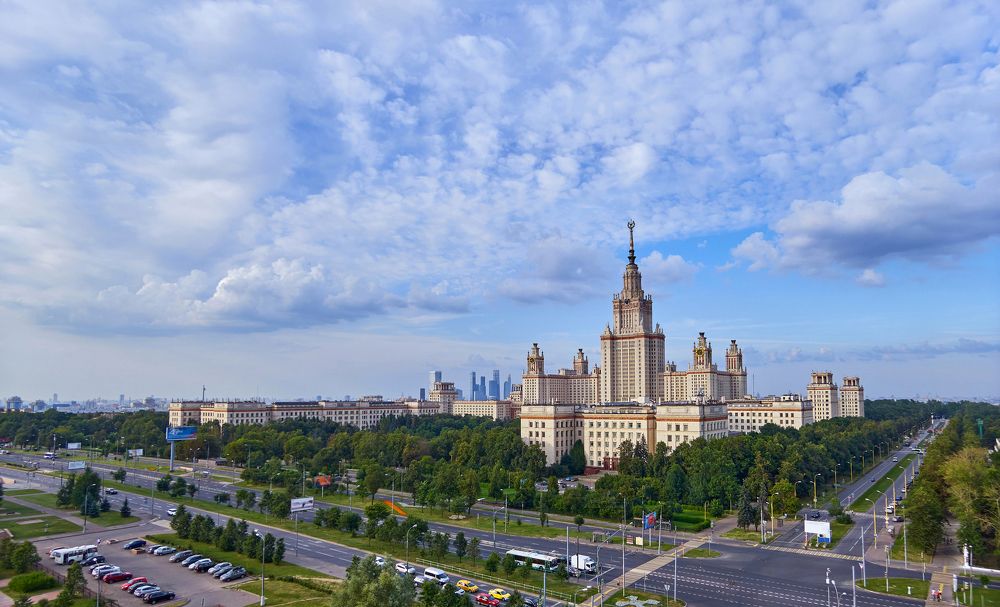 Предзакатные облака