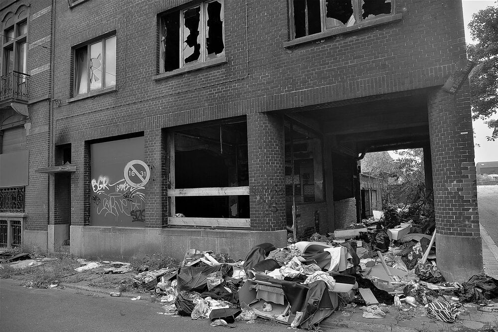 The most marginal city of Europ:Charleroi.
