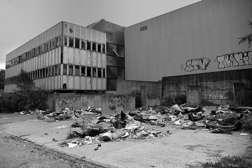 The most marginal city of Europ:Charleroi.