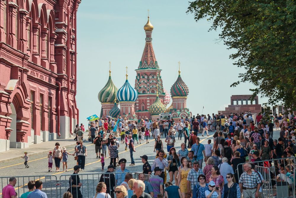 Вид на Собор Покрова Пресвятой Богородицы (Храм Василия Блаженного).