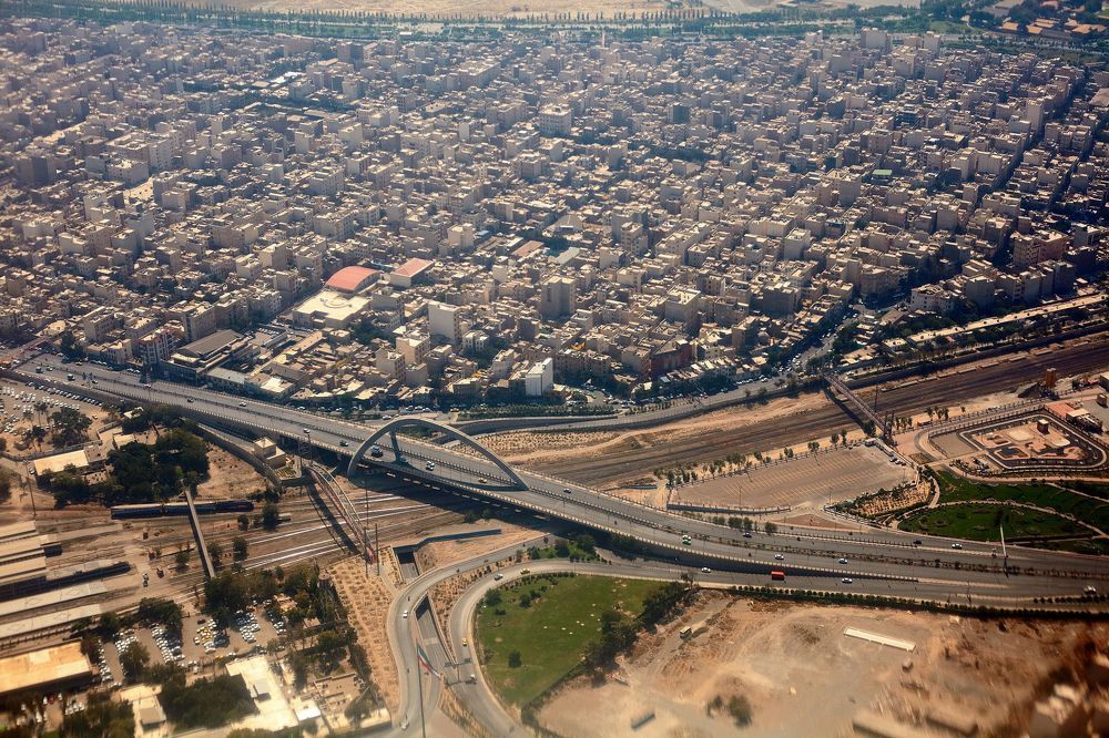Flight to Tehran, Iran