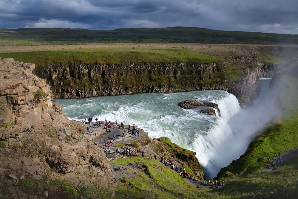 Gullfoss Золотой водопад