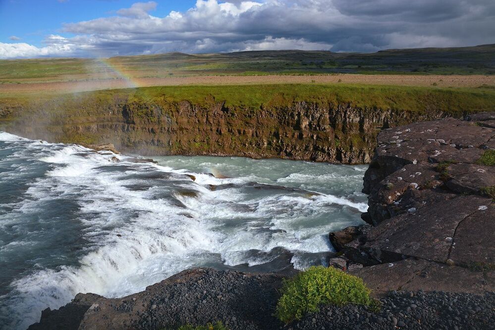 Gullfoss Золотой водопад