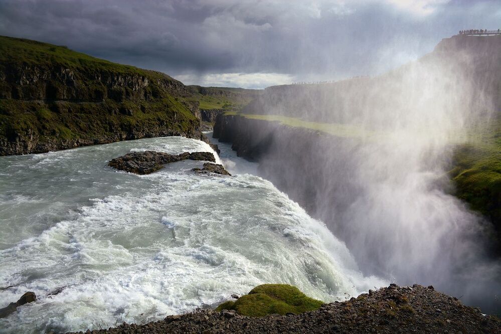 Gullfoss Золотой водопад