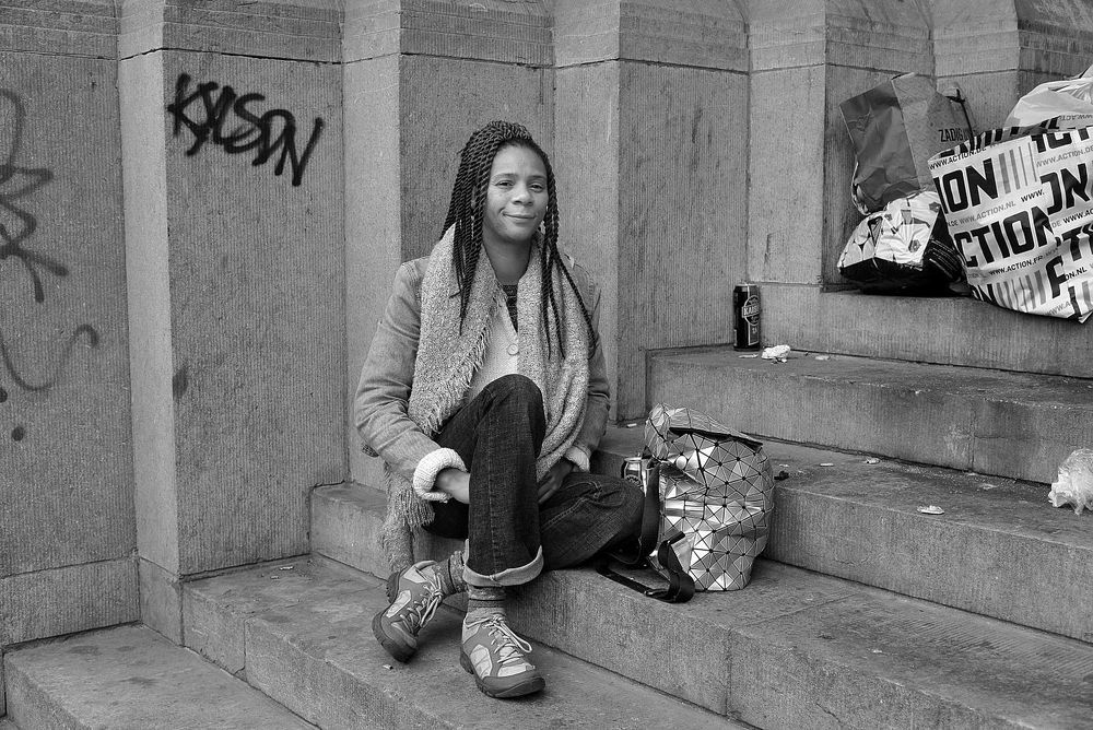 Streetlife in the city of Brussels.