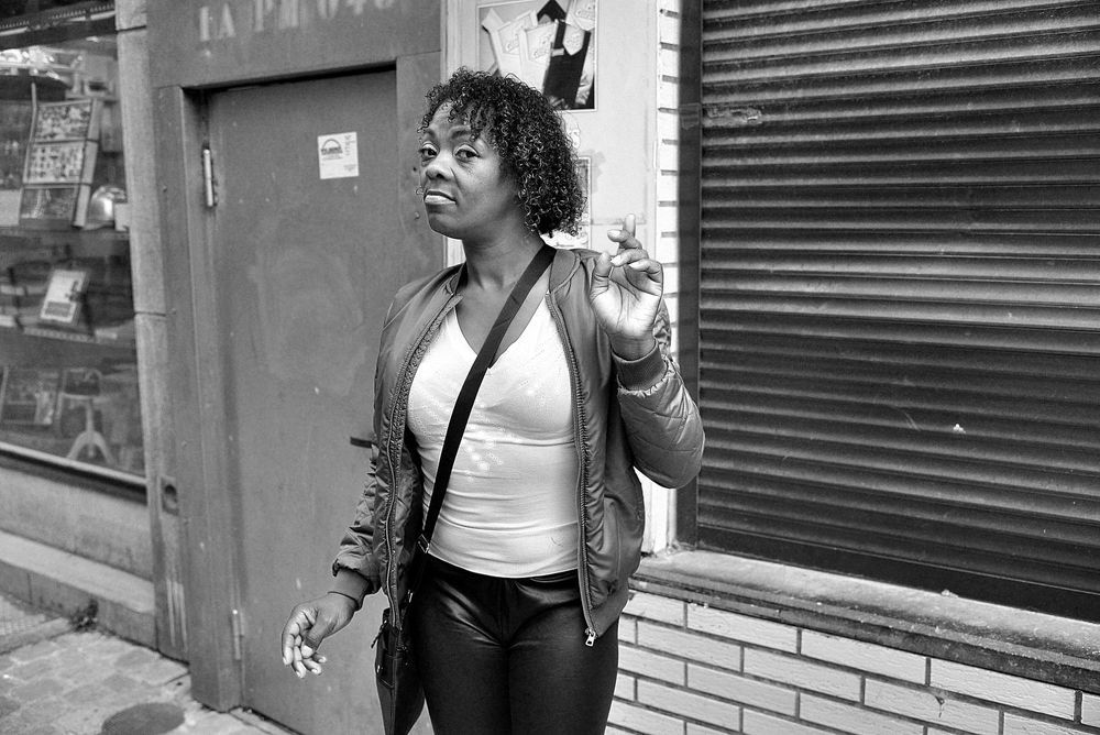Streetlife in the city of Brussels.