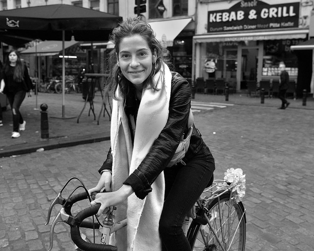 Streetlife in the city of Brussels.