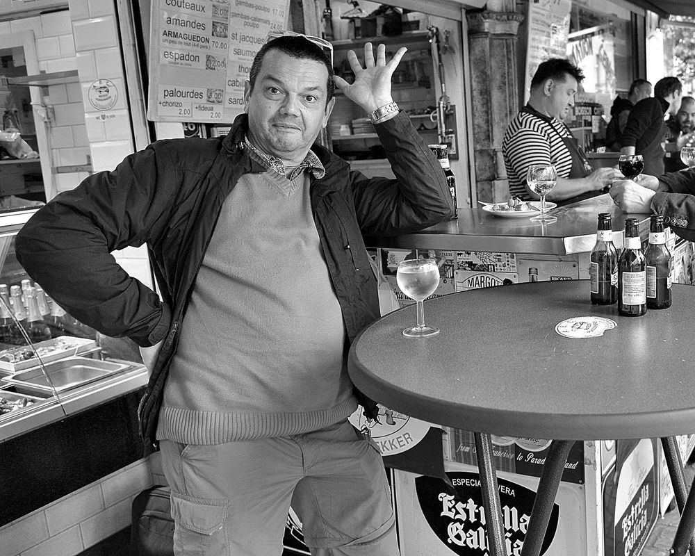Streetlife in the city of Brussels.