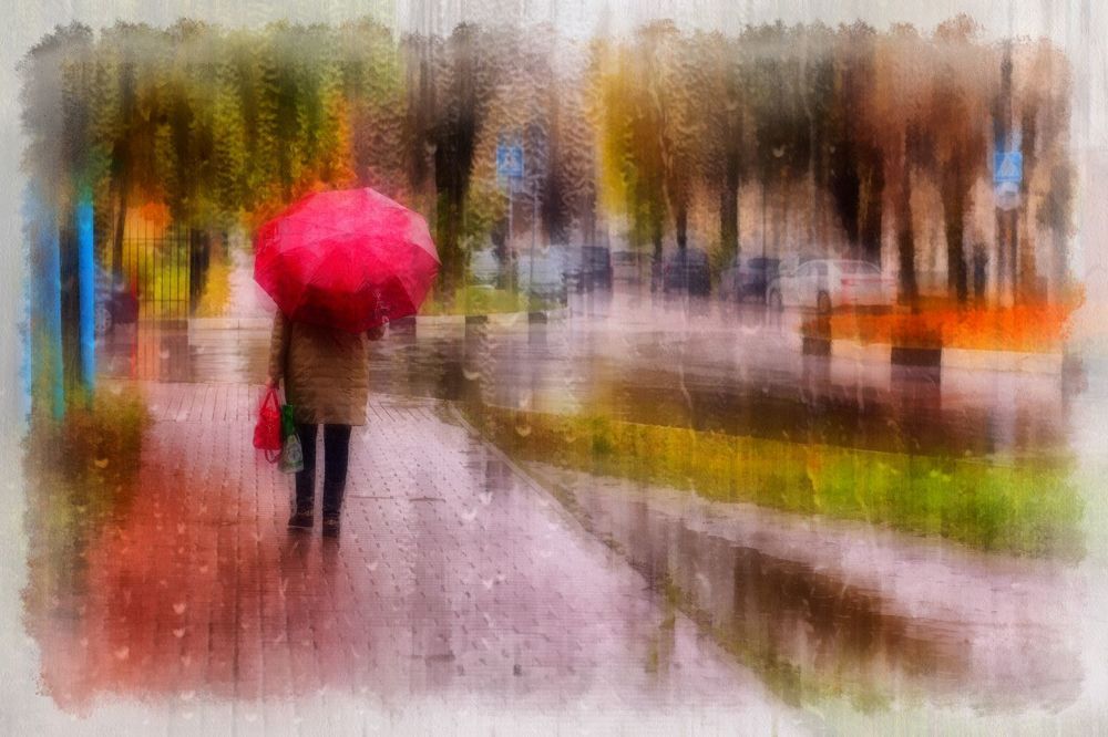 Акварельная осень в г.Орехово-Зуево