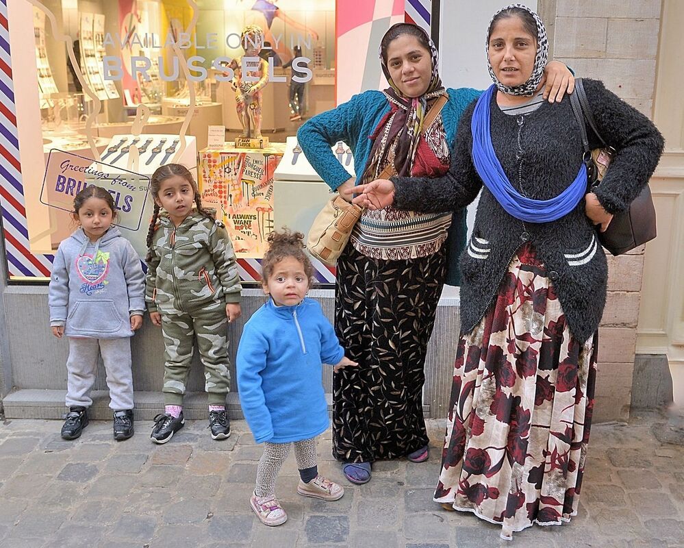 Street portraits from the multicultural city of Brussels.