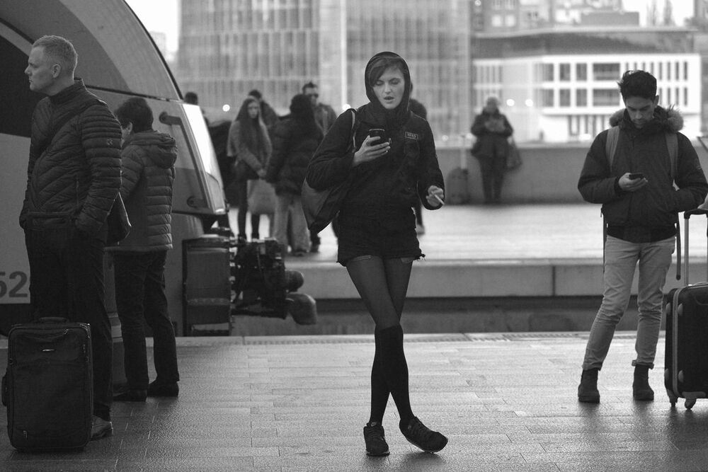In the streets of Li&egrave;ge.