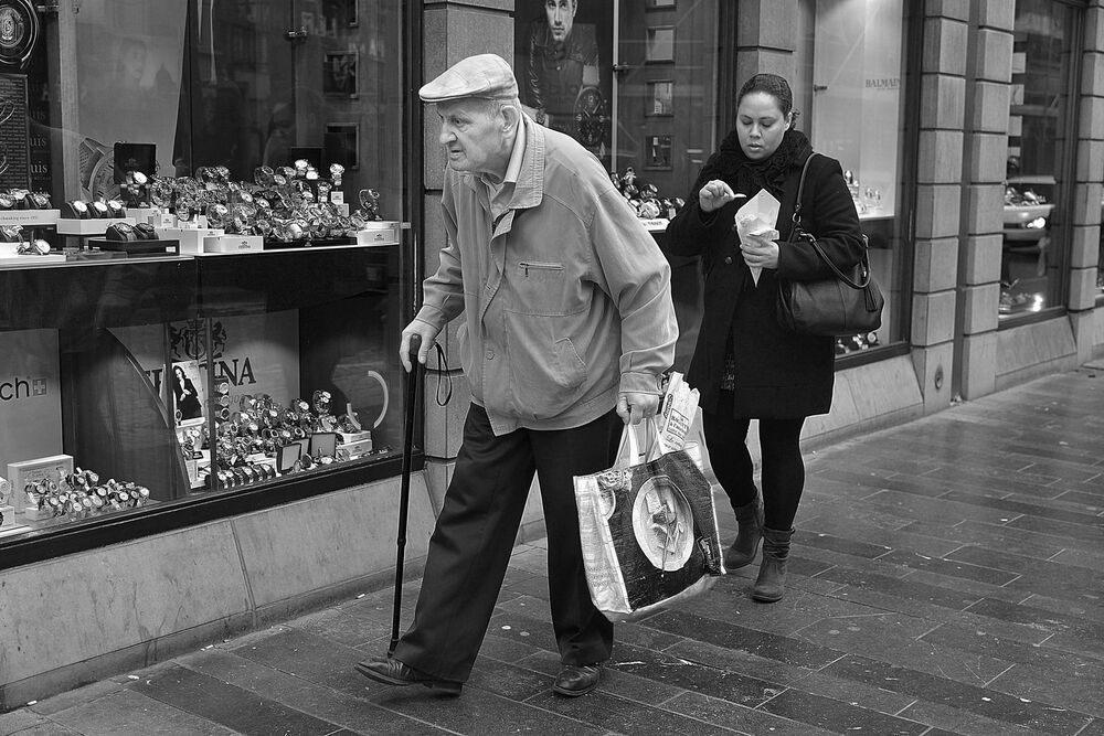 In the streets of Li&egrave;ge.