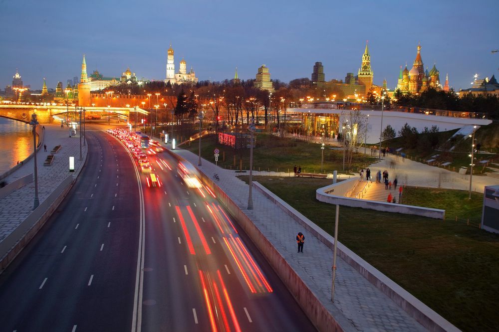 Виды парка Зарядье. Москва