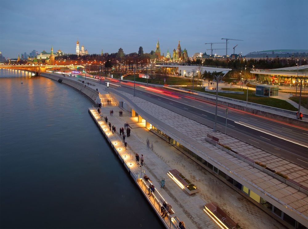 Виды парка Зарядье. Москва