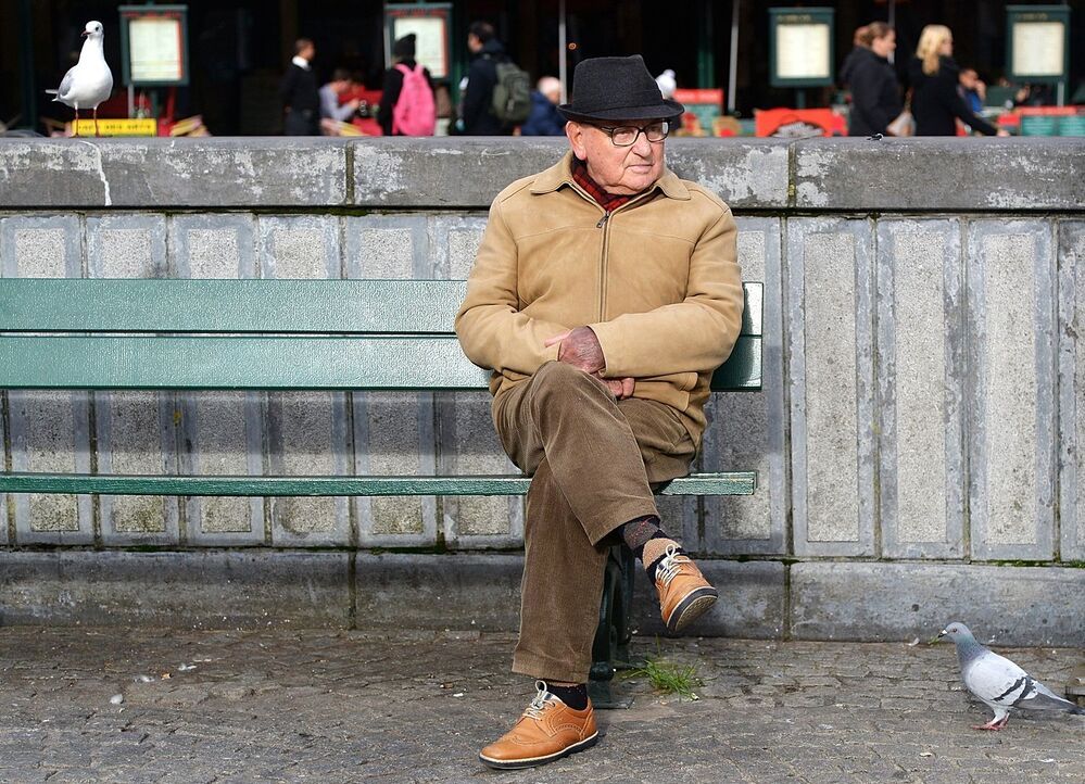 In the streets of Bruges(Belgium).