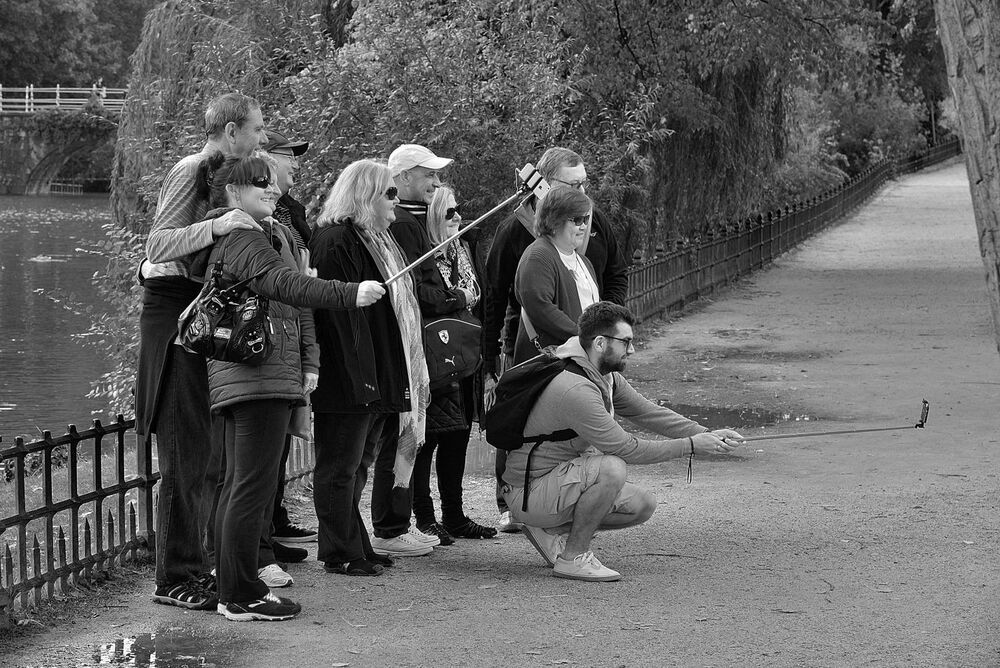 The selfie makers.