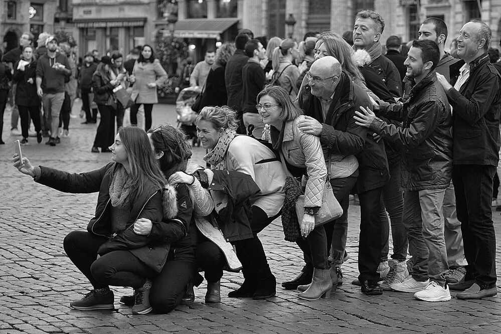 The selfie makers.