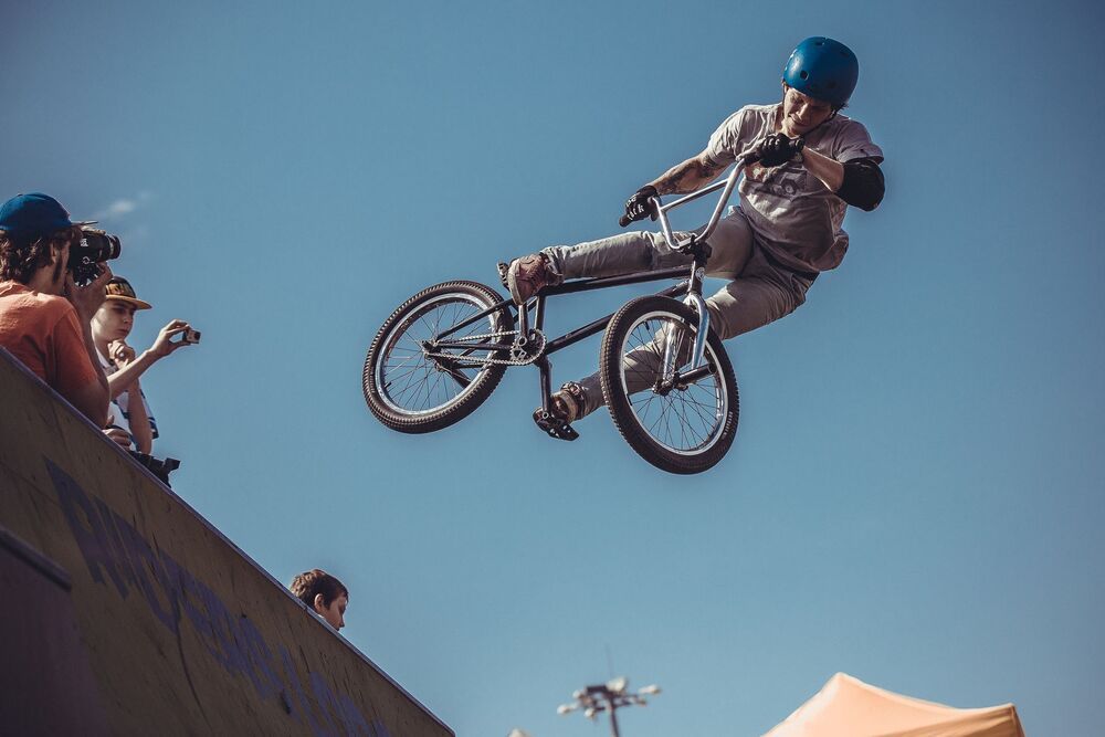 BMX in action