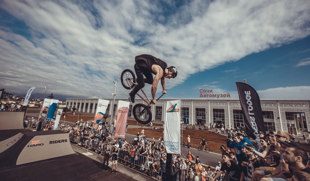 BMX in action