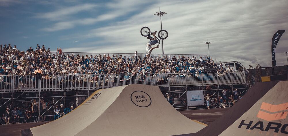 BMX in action