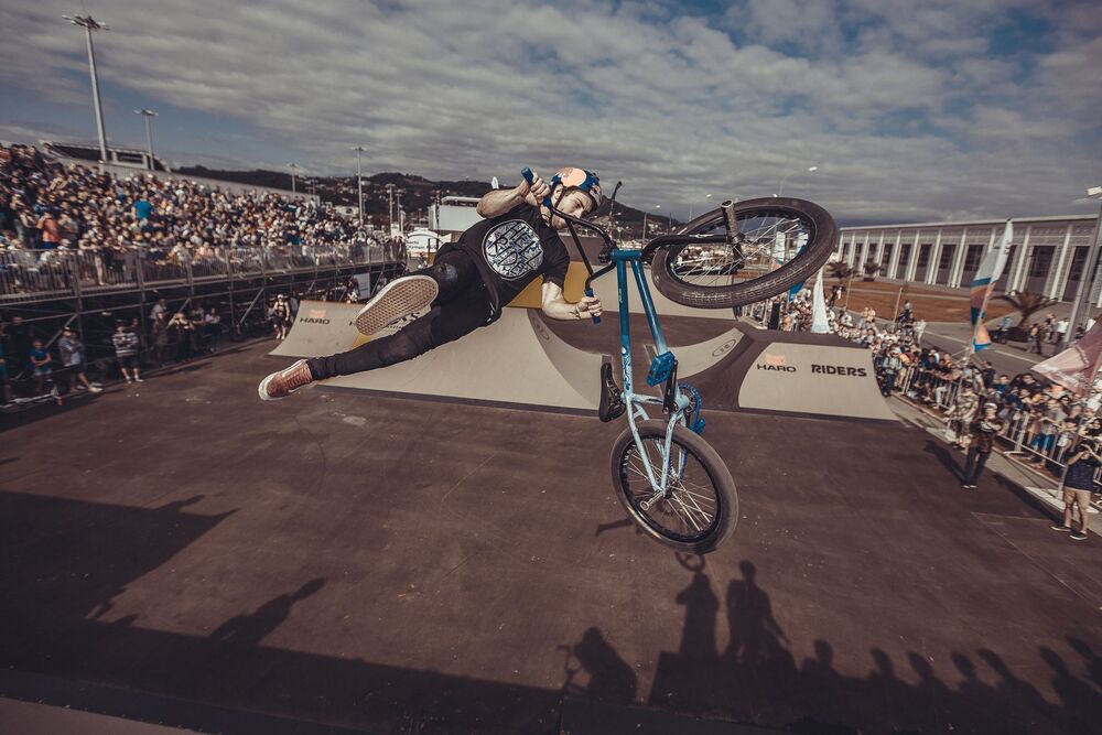 BMX in action