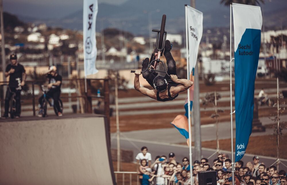 BMX in action