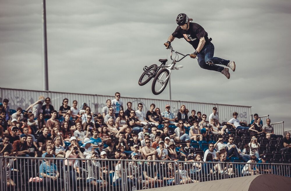 BMX in action