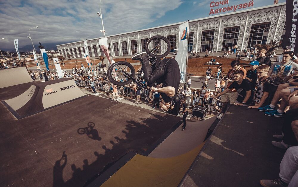 BMX in action
