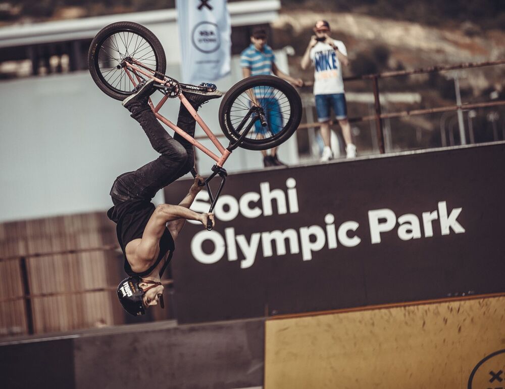 BMX in action