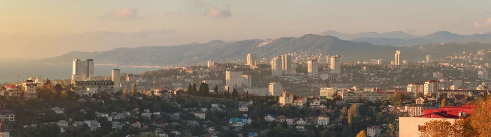 Виды на осенний Сочи.