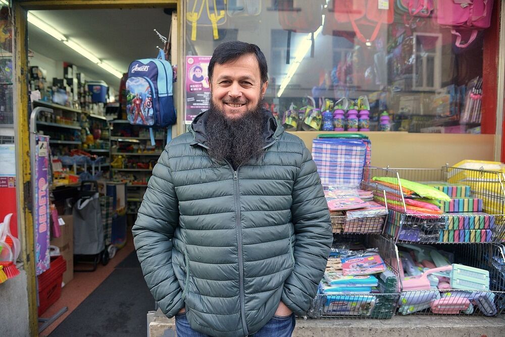 People of the Turkisch quarter 'little Istanbul' in Brussels.
