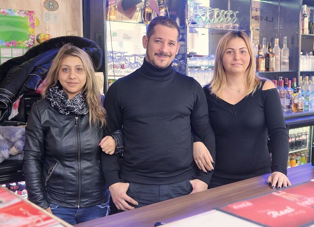 People of the Turkisch quarter 'little Istanbul' in Brussels.