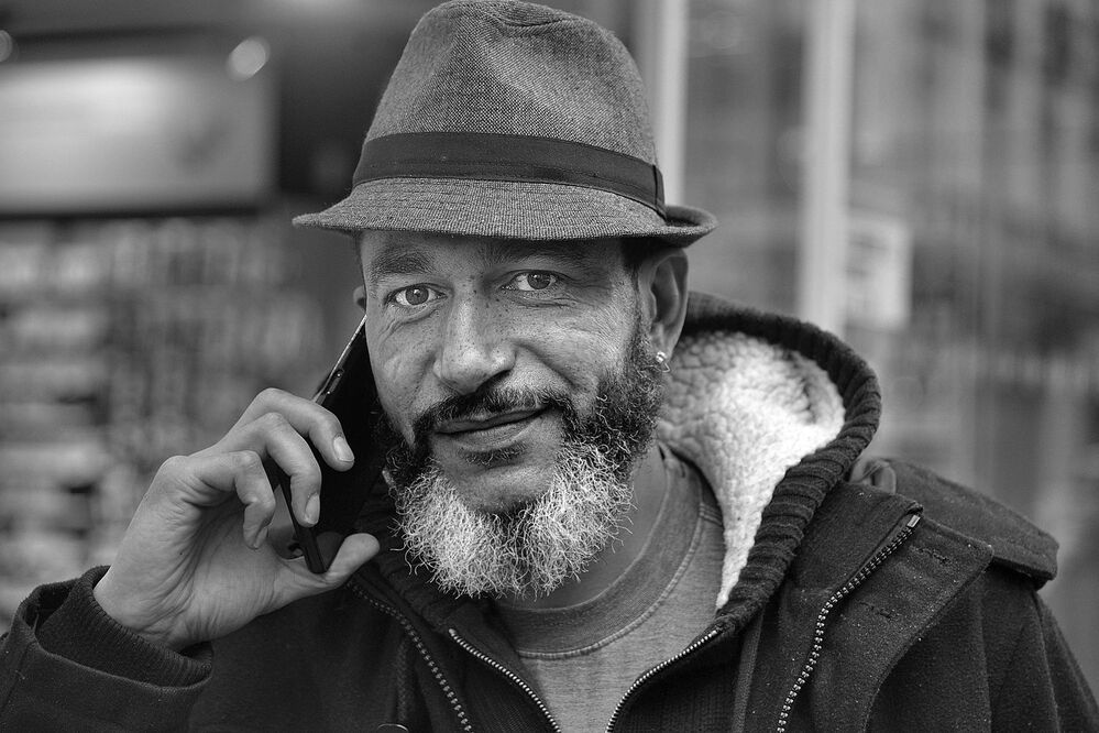 Street portraits of the multicultural city Lille(France).