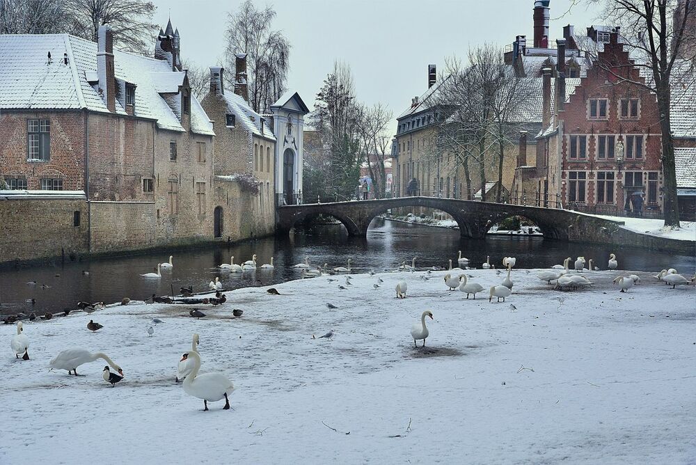 Winter in Bruges.