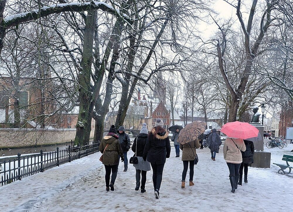 Winter in Bruges.