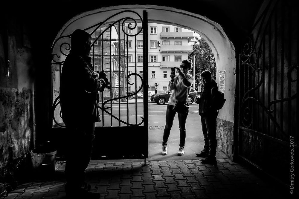 На улицах Москвы. Москва 2017. Moscow streets. Russia 2017. 