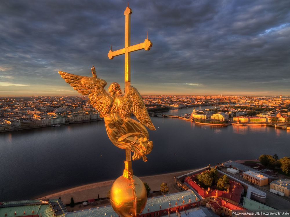 Петербург с высоты птичьего полёта...