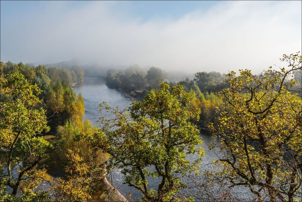 Утро на реке Дордонь