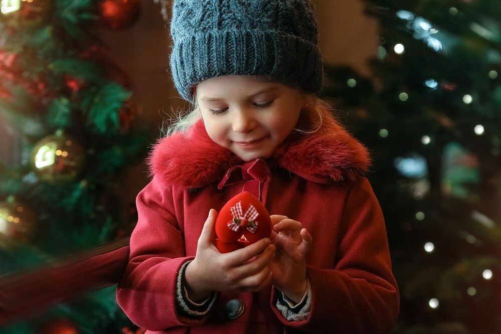 Новогодние портреты для маленькой девочки Аниты