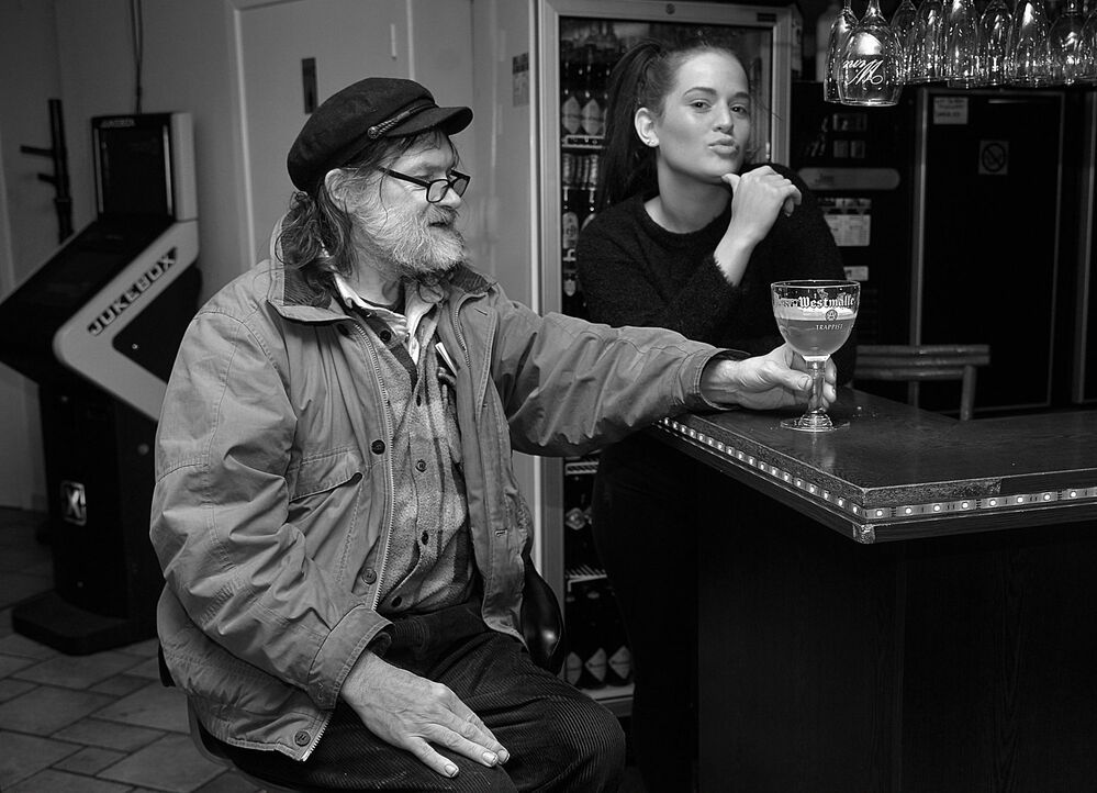 In the pubs of Verviers.