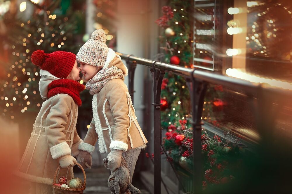 Однажды, новогодним городским вечером :) 