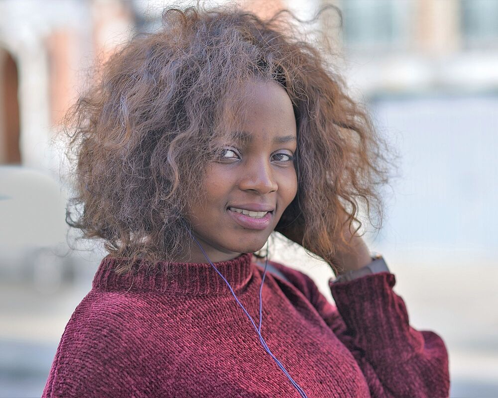 Street portraits of the African population of the city Verviers(Belgium).