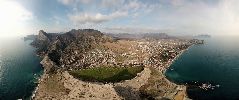Панорамы Крыма с высоты птичьего полета
