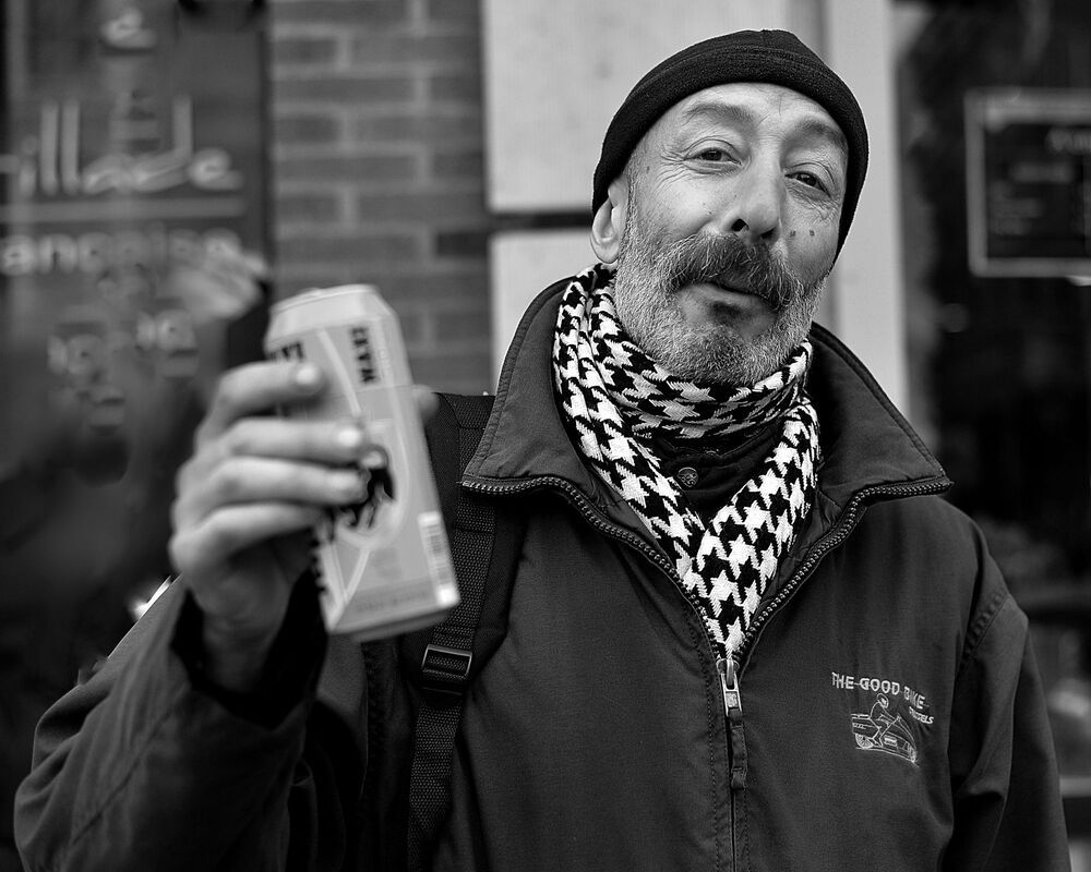 Portraits of people from the city La Louvi&egrave;re(Belgium).
